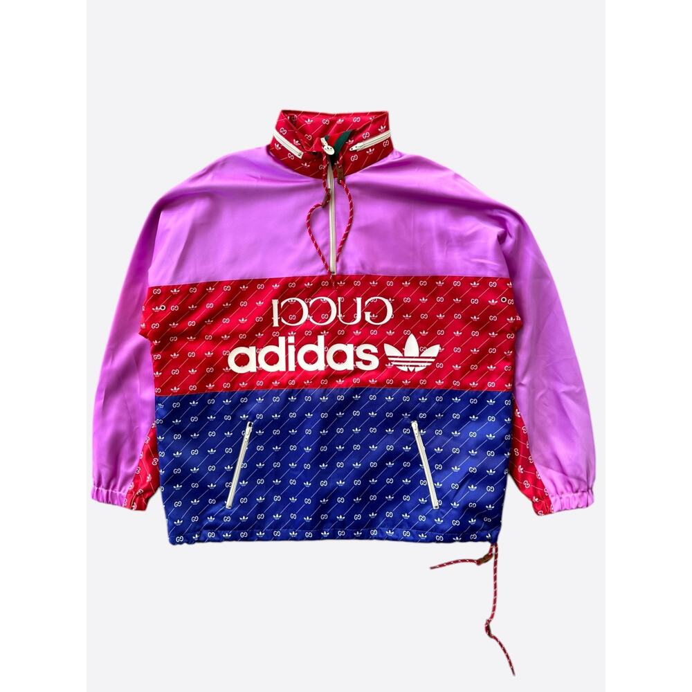 Gucci Adidas Multicolor Monogram Windbreaker - image 1